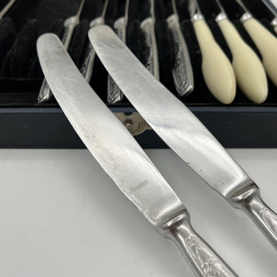 Набор из 12-ти столовых ножей в коробке (в подборе)