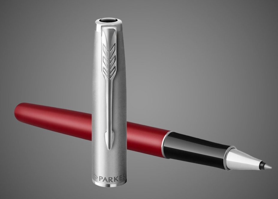 Ручка роллер Parker Sonnet T546 Red CT, стержень: F, цвет чернил: black, в подарочной упаковке, Металлы: нержавеющая сталь, палладий, пластик