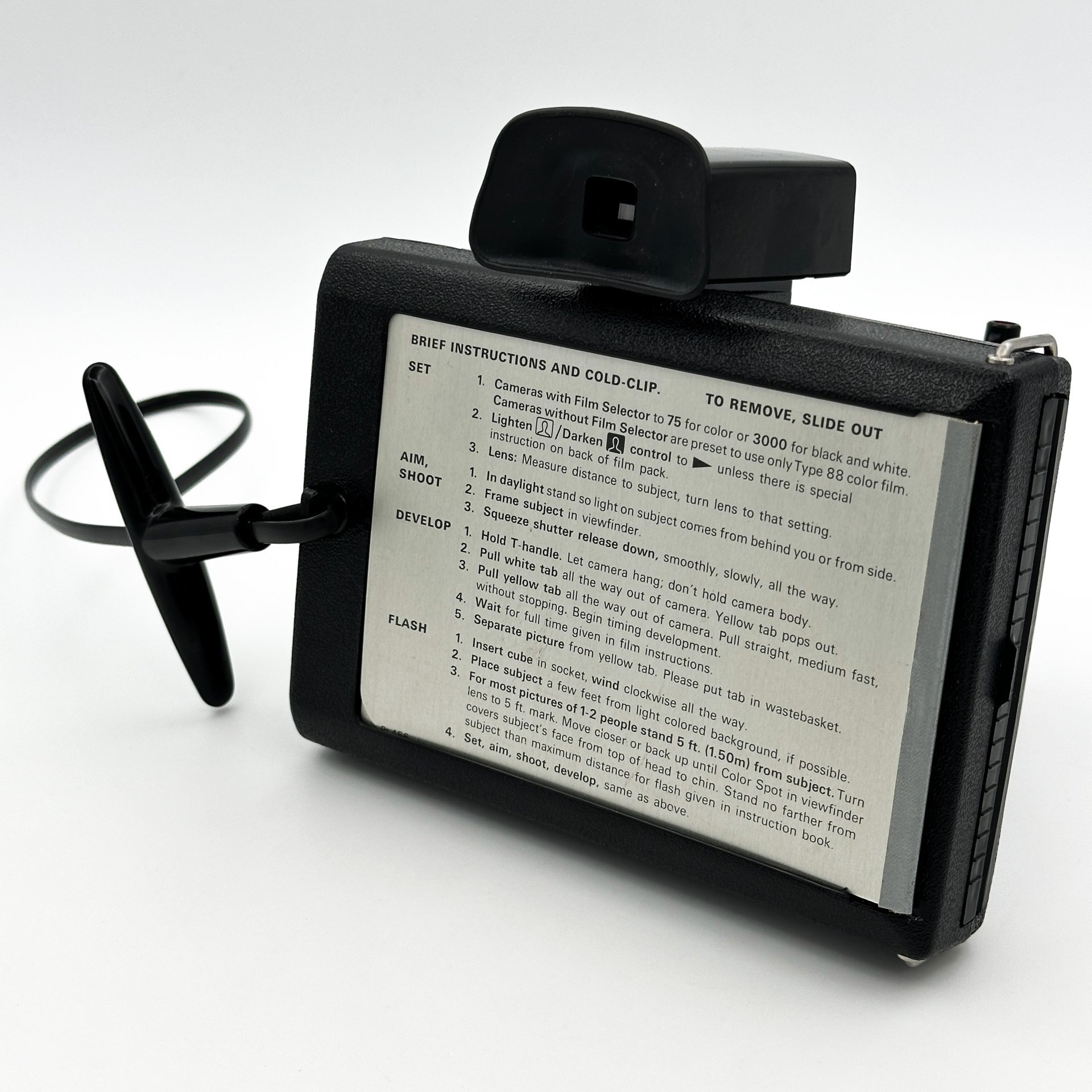 Фотоаппарат "Polaroid Land Camera Square Shooter 2" с инкструкцией, композитный материал, стекло, металл