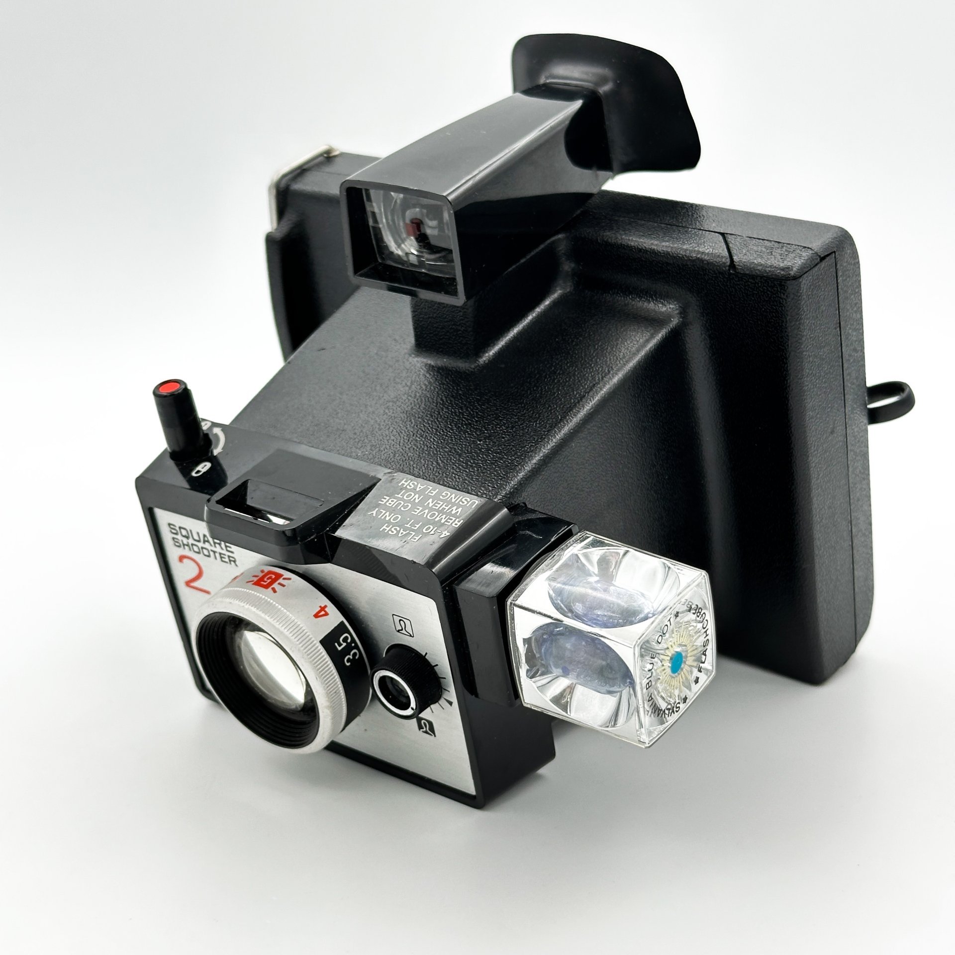 Фотоаппарат "Polaroid Land Camera Square Shooter 2" с инкструкцией, композитный материал, стекло, металл