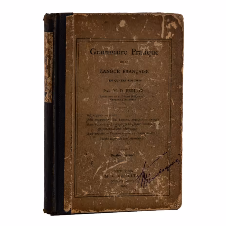Berlitz M.D. "Grammaire pratique de la langue française" ("Практическая грамматика французского языка"), том 2