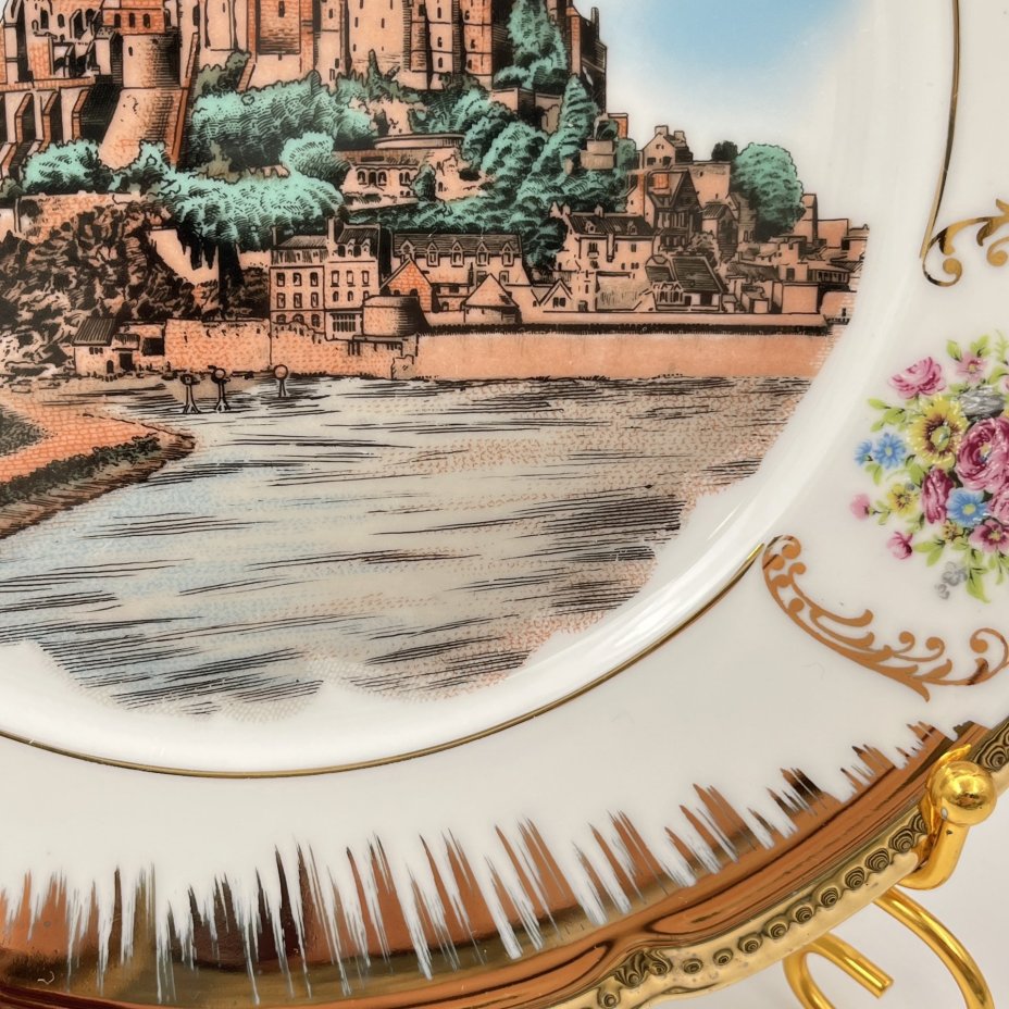 Тарелка сувенирная "Мон-Сен-Мишель"