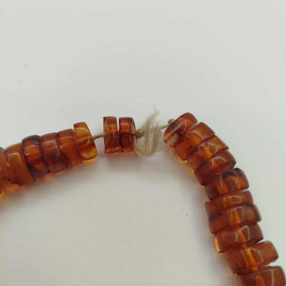 Бусы винтажные, янтарь, СССР, 1970-1990 гг.