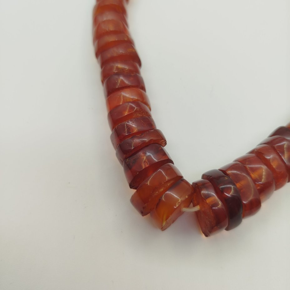 Бусы винтажные, янтарь, СССР, 1970-1990 гг.
