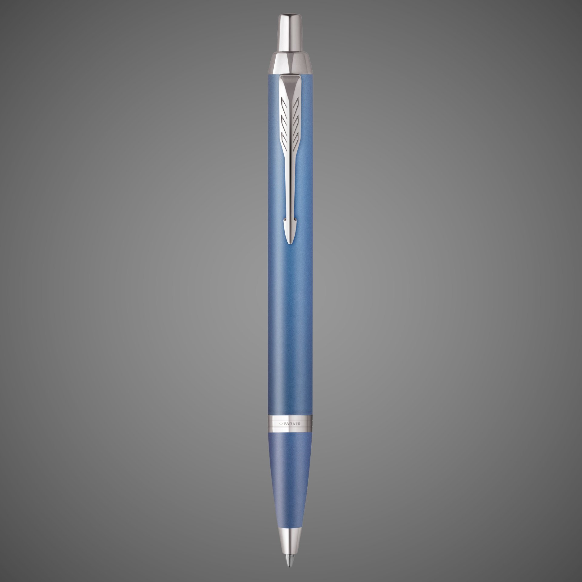 Ручка шариковая Parker "IM Writing Rituals Peaceful Blue CT" синяя, 1,0мм, подар. упаковка, Лаки и смолы: лак, латунь