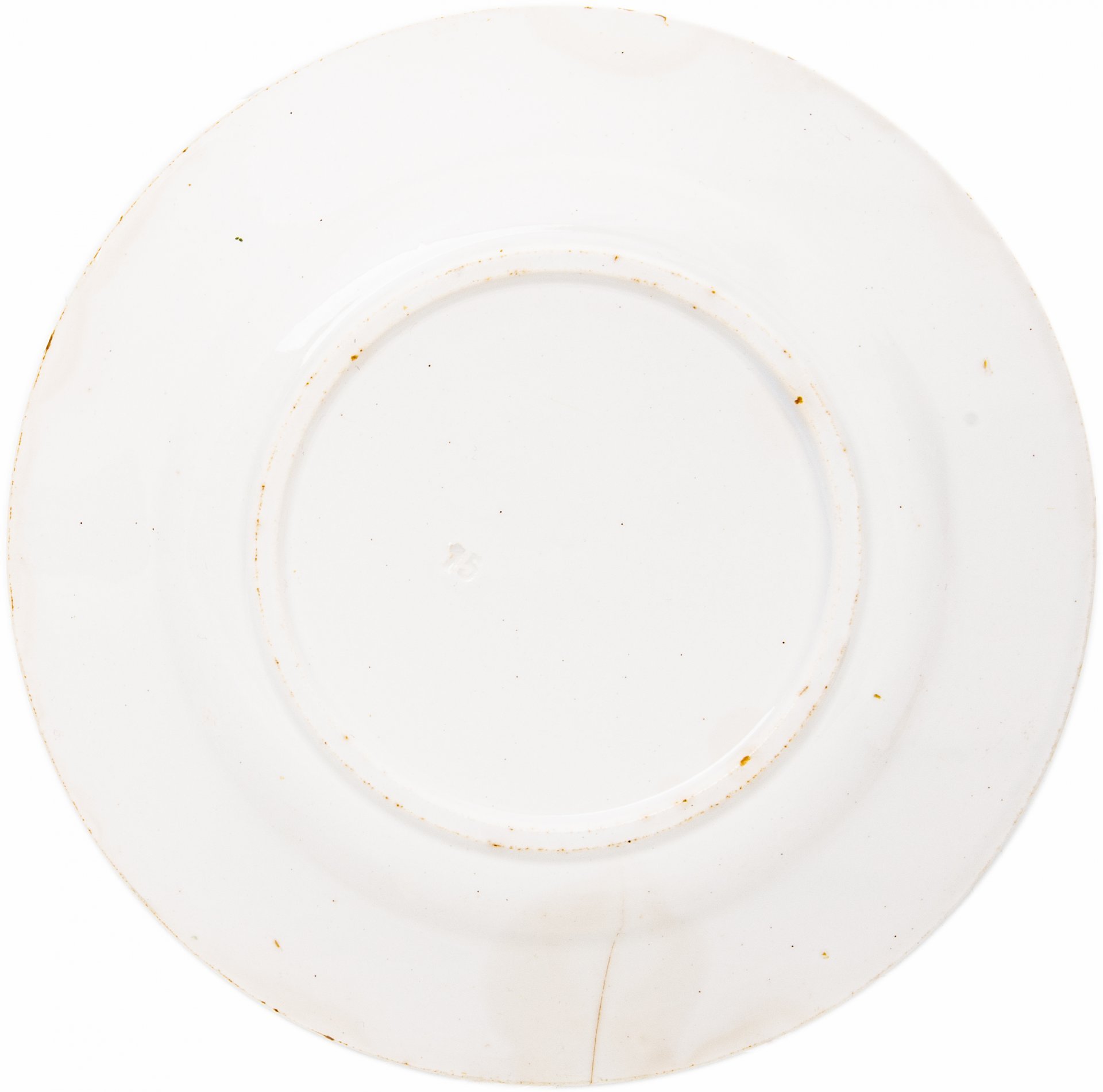 Тарелка пирожковая, декорированный цветочным узором