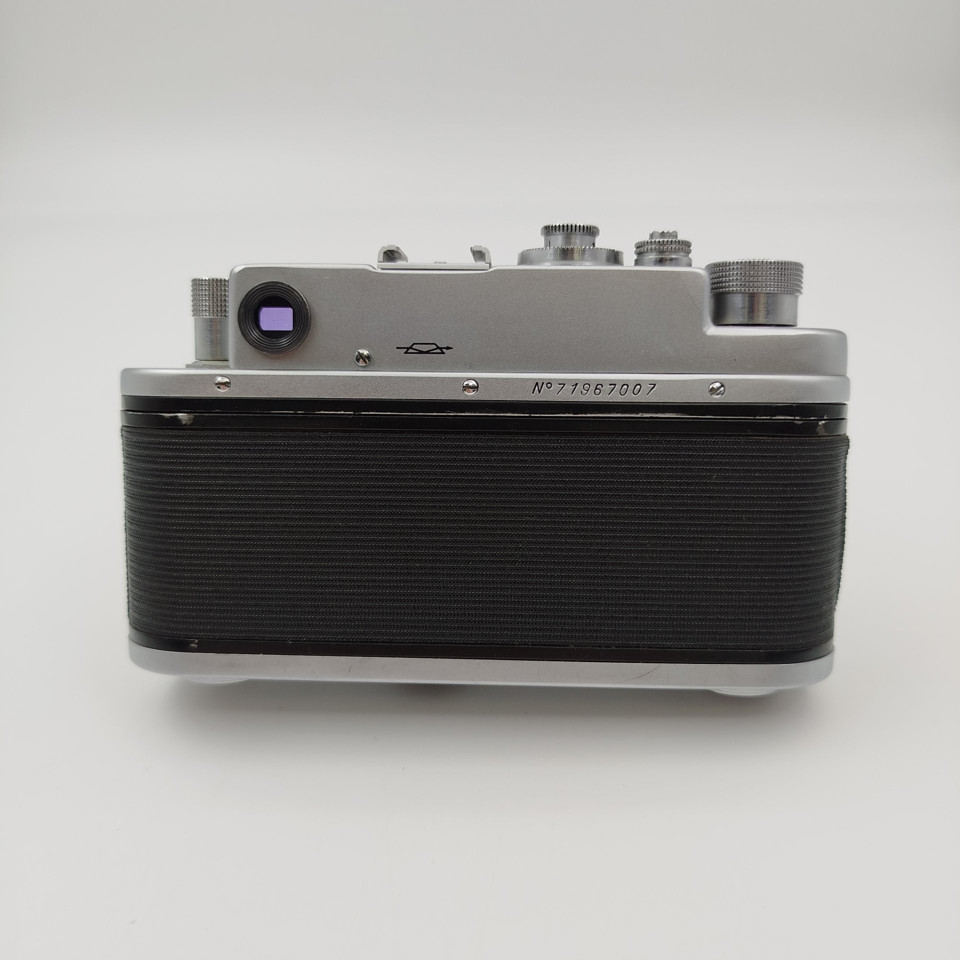 Фотоаппарат "Зоркий-4" с объективом "Индустар-50", металл, пластик, кожа, стекло, Красногорский механический завод (КМЗ), СССР, 1956-1973 гг.