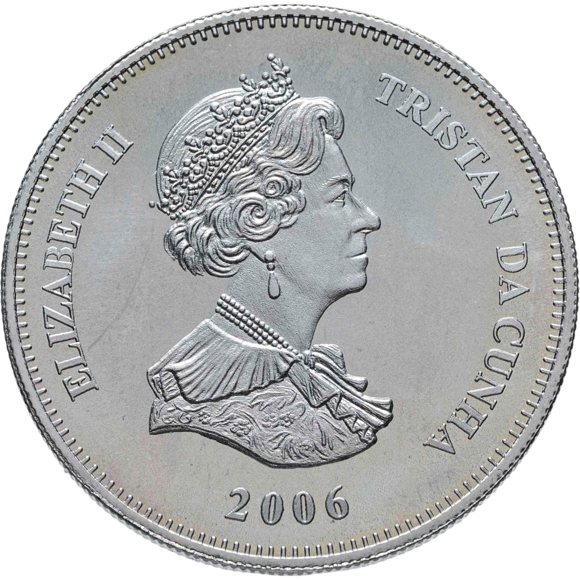 Тристан-да-Кунья, 1 крона (crown) 2006 Корабли-приватиры Южной Атлантики - "Griffin"