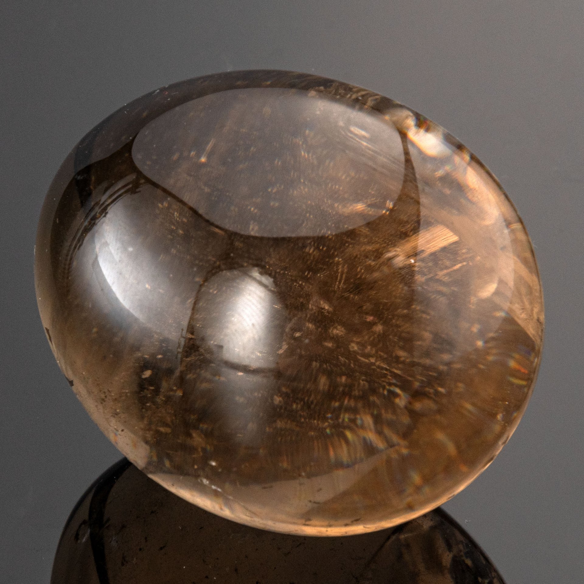 Яйцо пасхальное, горный хрусталь, шлифовка, Российская империя, 1880-1910 гг.