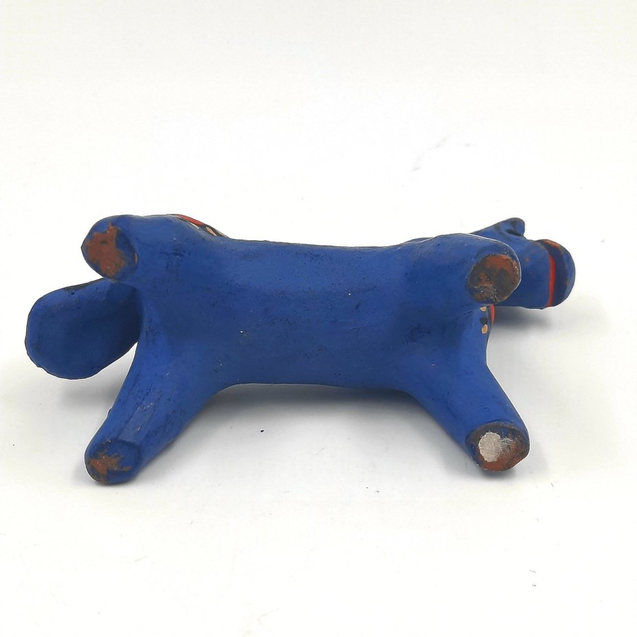 Игрушка каргопольская "Лошадка", глина, роспись, СССР, 1970-1990 гг.