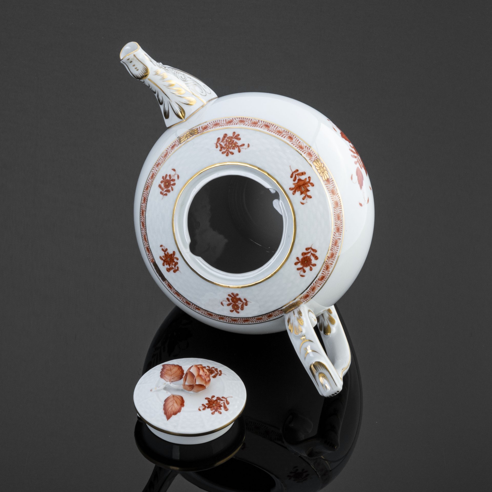 Чайник с цветочным декором, Herend (Херенд)