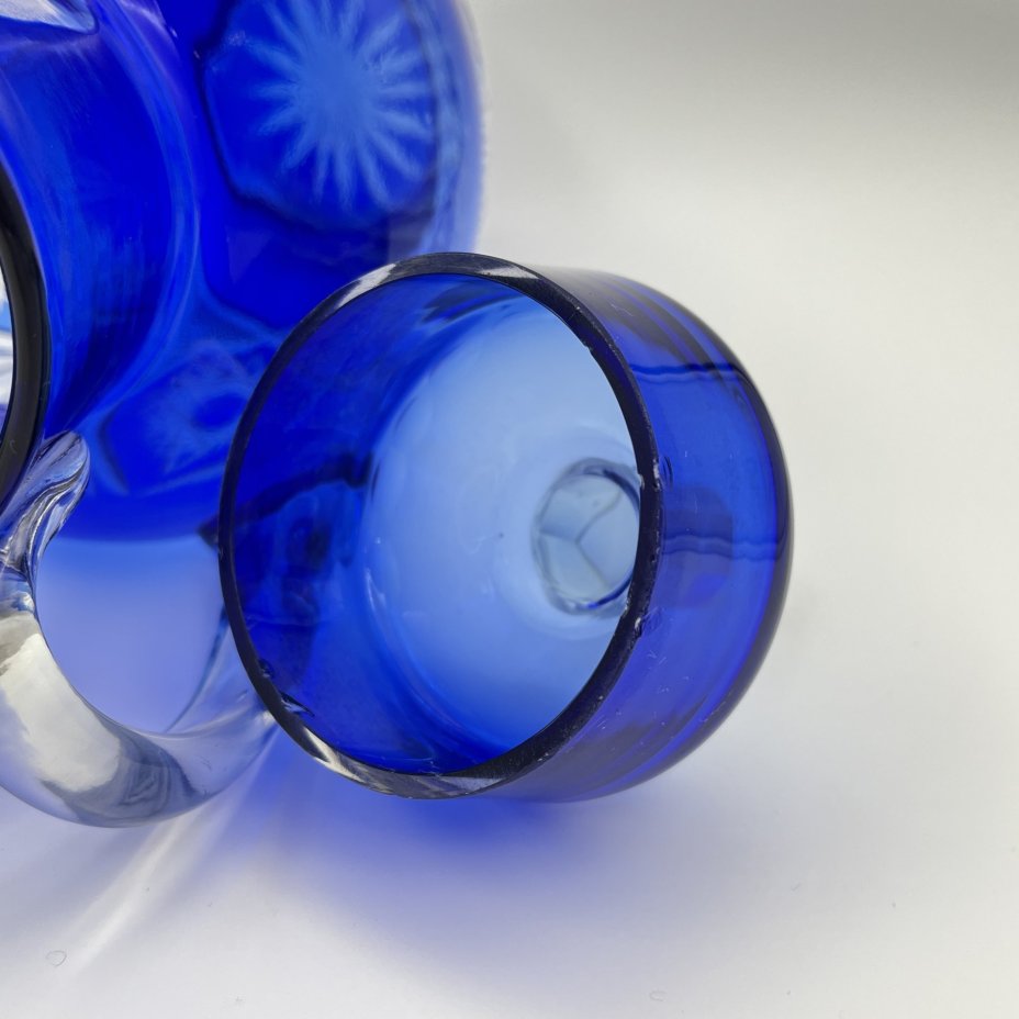 Набор для подачи напитков (соло), стекло, резьба, гранение, Гусевской хрустальный завод (Гусь-Хрустальный), СССР, 1960-1980 гг.