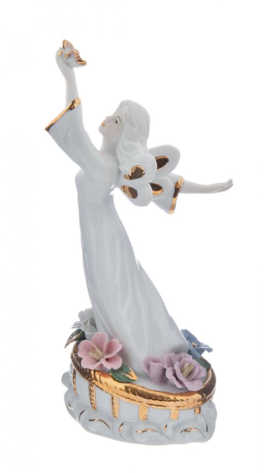 Статуэтка "Фея", фарфор, роспись, золочение, Китай, 2010-2020 гг.