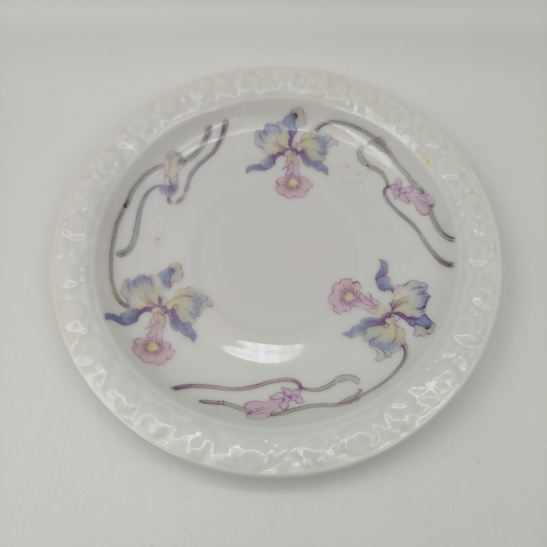 Пара чайная "Maria" с нежным цветочным декором, автор формы Ph. Rosenthal, фарфор, деколь, золочение, Rosenthal (Розенталь), Германия, 1927 г.