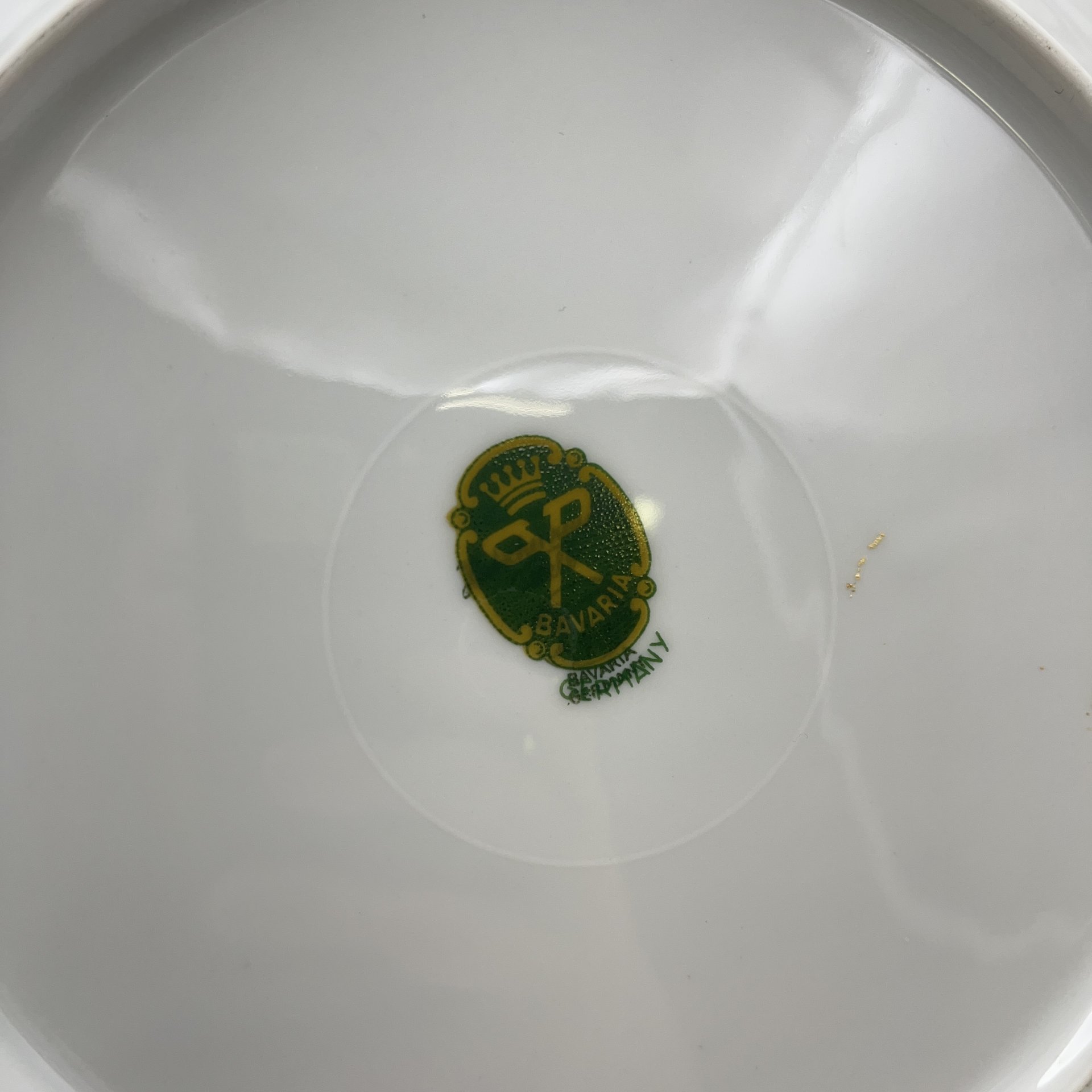 Тарелка декоративная "Битва при Йене, 1806 г.", Leni or Erich Parbus, фарфор, люстр, деколь, золочение, Германия, 1960-1980 гг.