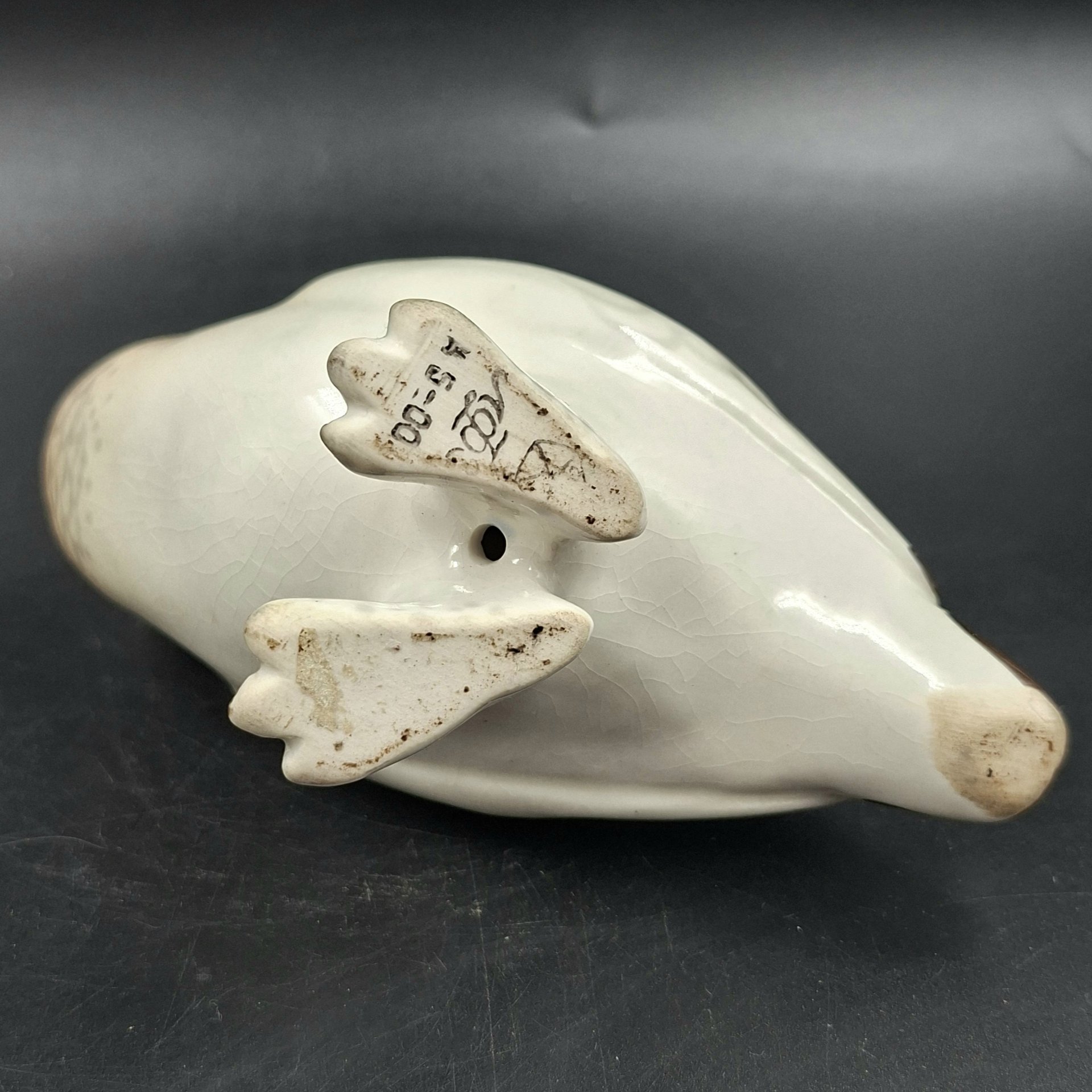 Статуэтка "Куропатка", скульптор П.П. Веселов, фарфор, роспись, Ленинградский фарфоровый завод (ЛФЗ), СССР, 1970-1992 гг.