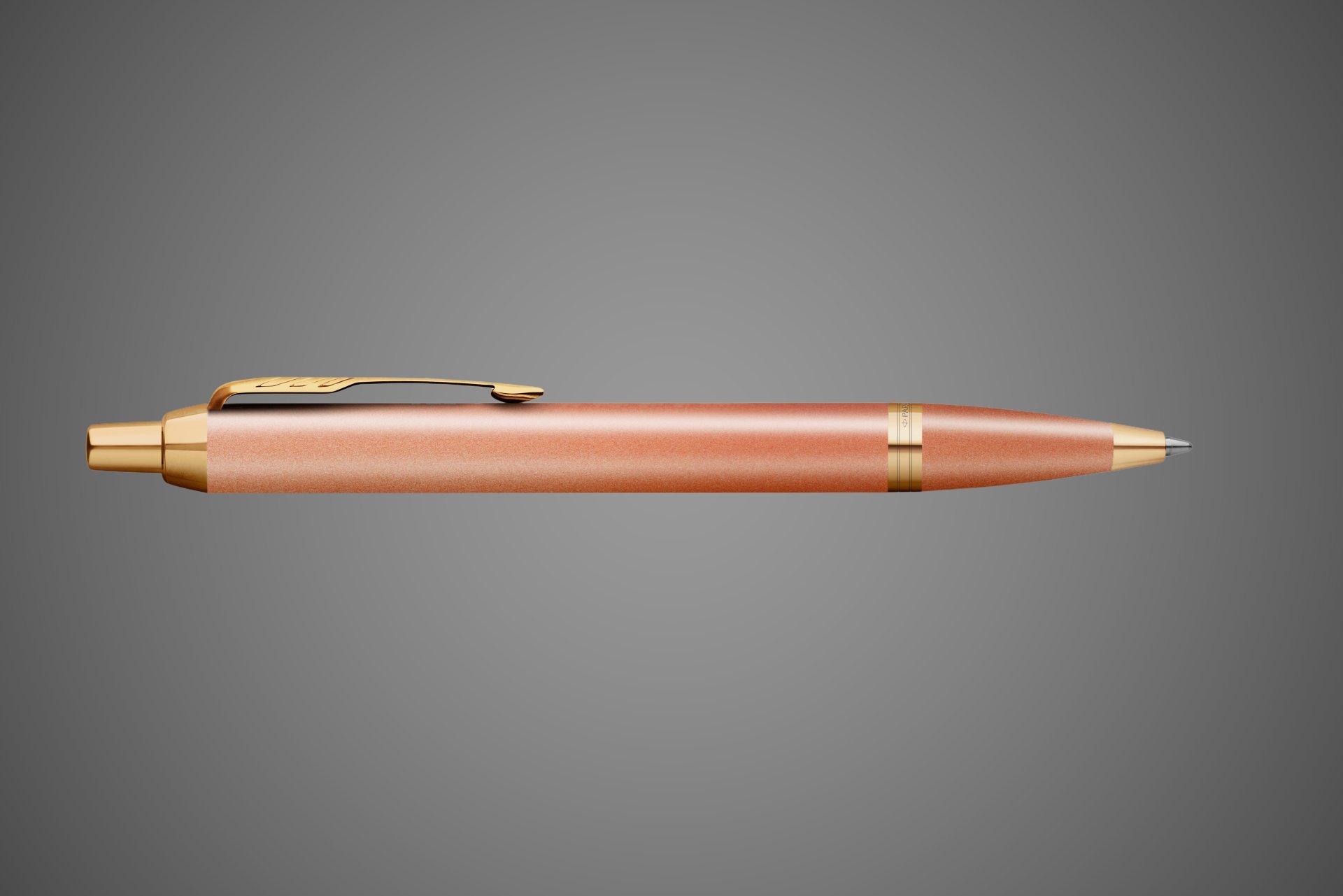 Ручка шариковаяParker"IM Writing Rituals Uplifting Orange GT" синяя, 1,0мм, подар. упаковка, Лаки и смолы: лак, латунь