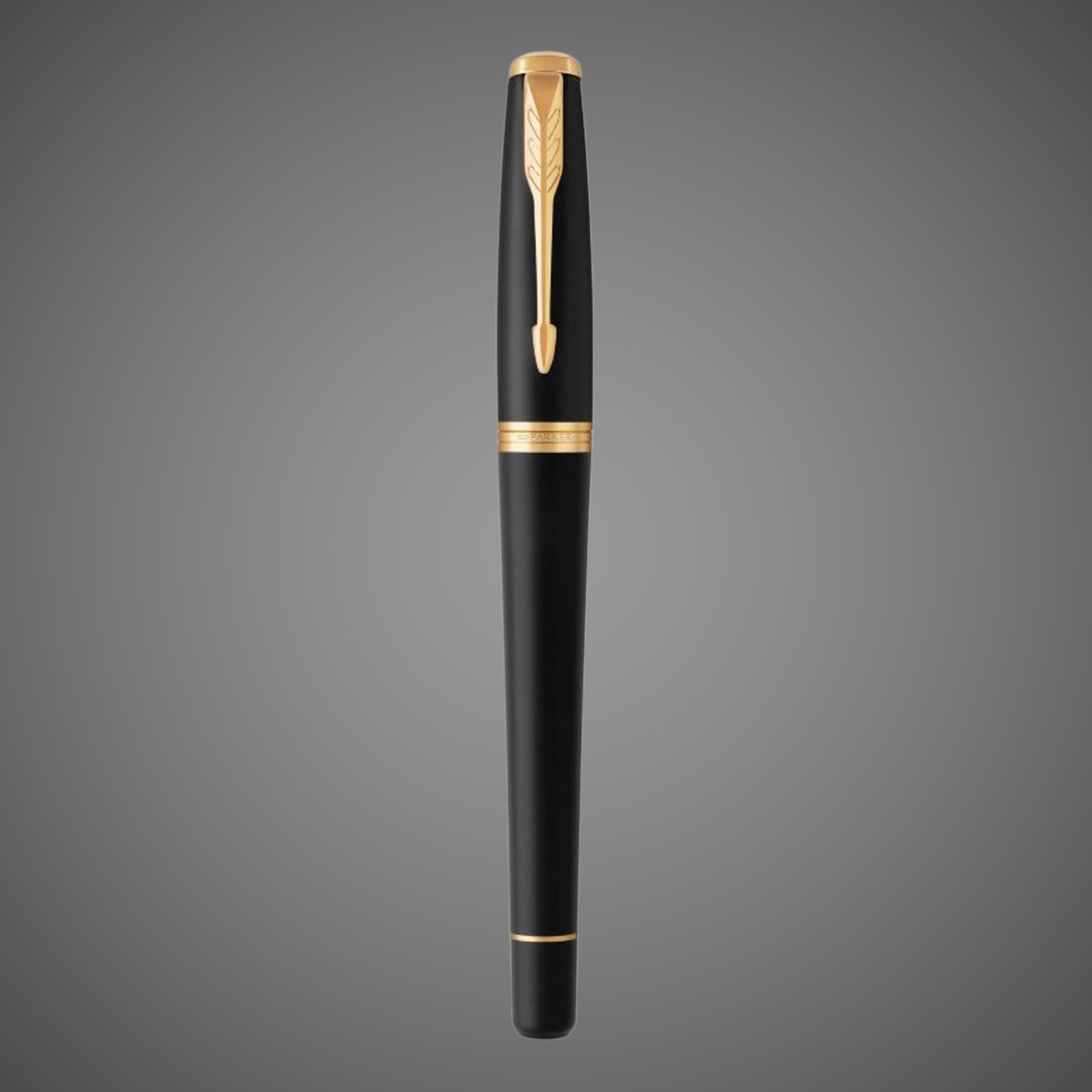 Перьевая ручка Parker Urban Core, (матовый черный лак) Muted Black GT, F309, перо: F, цвет чернил: blue, в подарочной упаковке., Лаки и смолы: лак, нержавеющая сталь