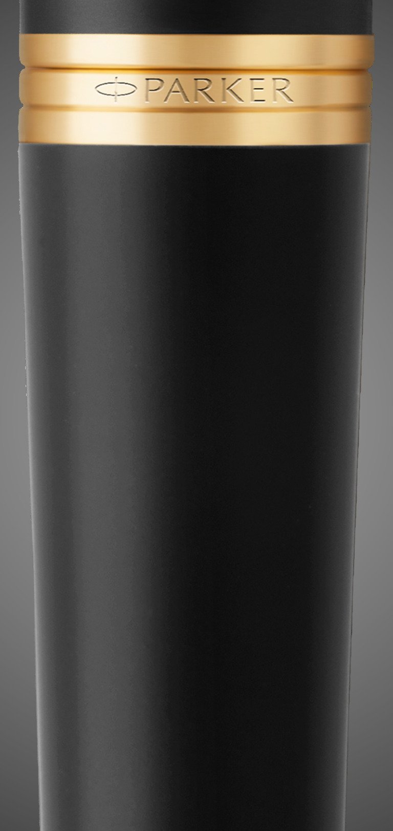 Перьевая ручка Parker Urban Core, (матовый черный лак) Muted Black GT, F309, перо: F, цвет чернил: blue, в подарочной упаковке., Лаки и смолы: лак, нержавеющая сталь