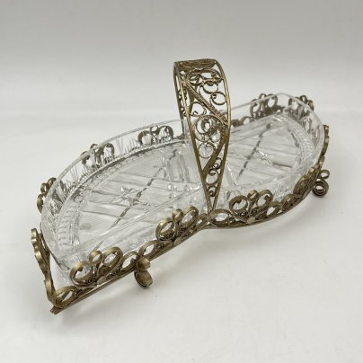 Менажница двухсекционная