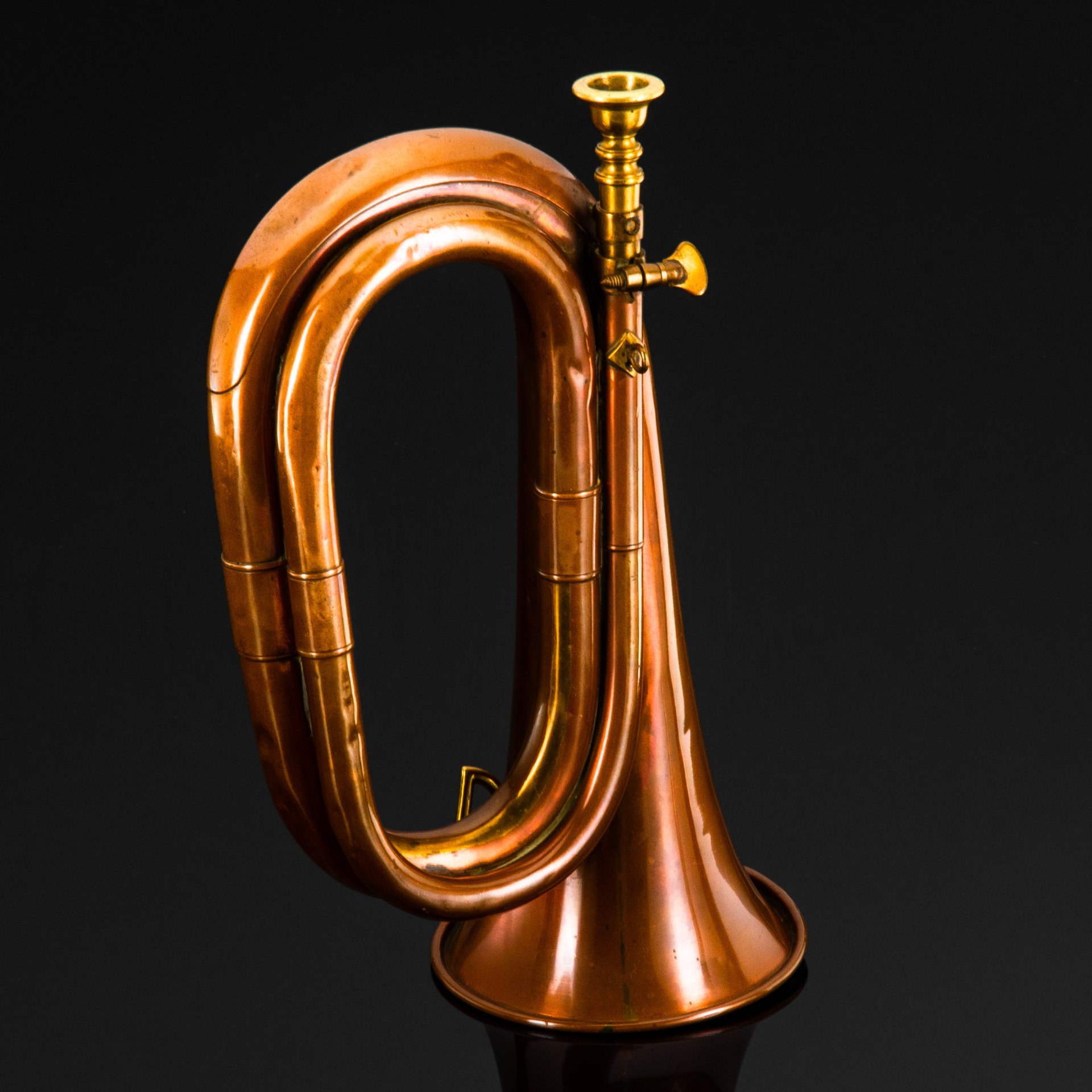 Армейский горн, A. Lecomte & Cie, металл, Франция, 1890-1930 гг.