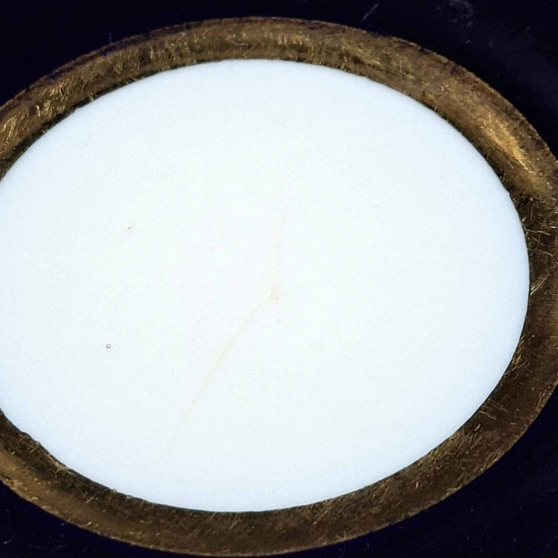 Набор из двух чайных пар с ажурным декором, фарфор, крытье кобальтом, золочение, Ленинградский фарфоровый завод (ЛФЗ), СССР, 1960-1990 гг.