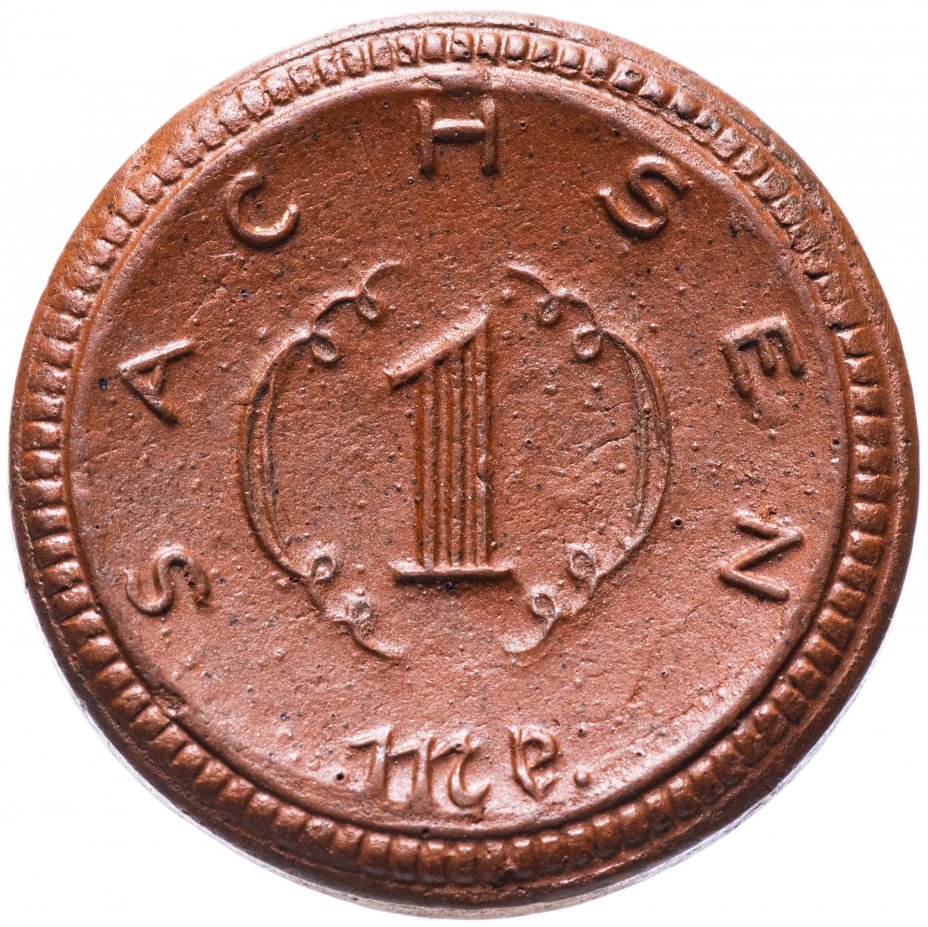 Нотгельд Германия (Саксония) 1 марка 1921