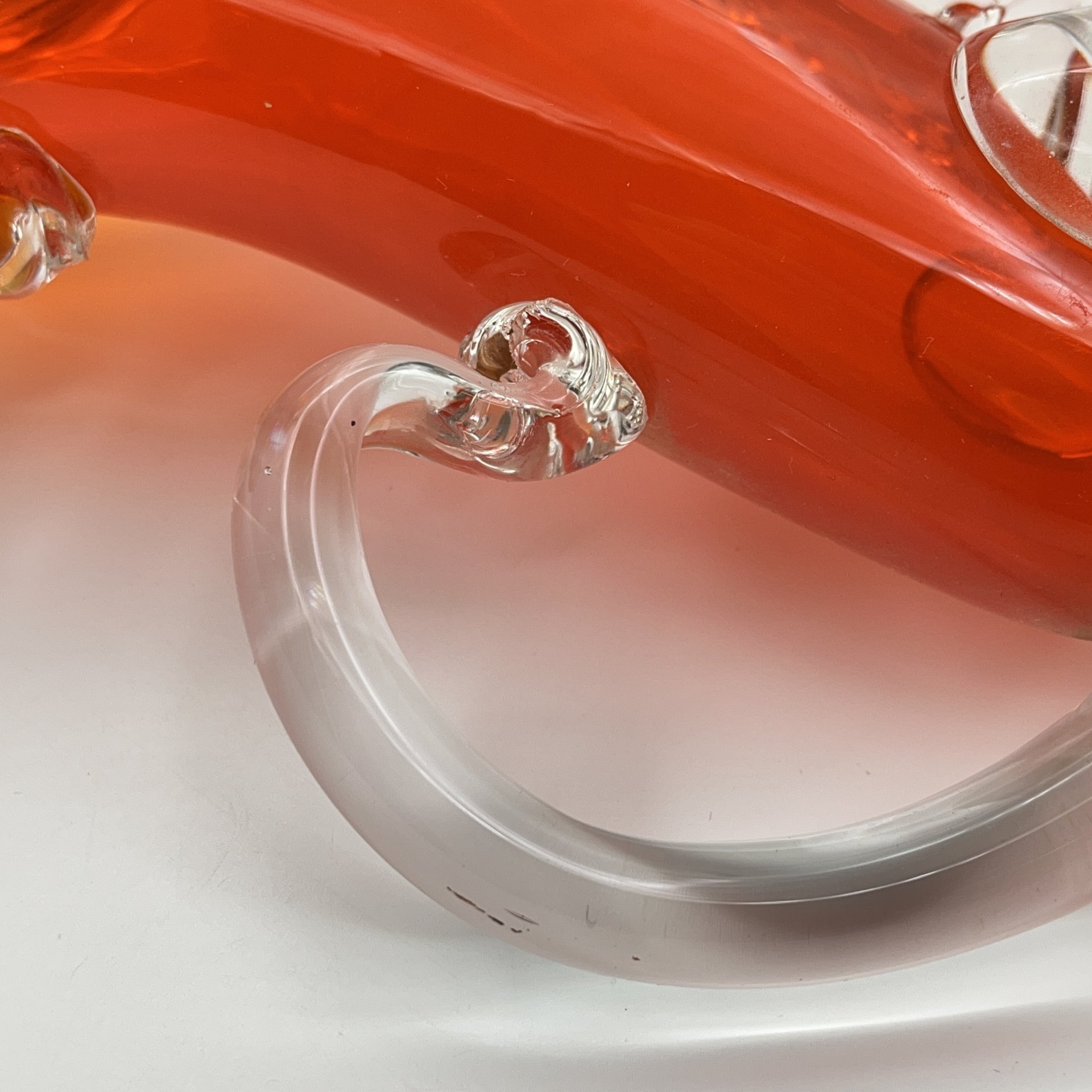 Статуэтка "Бизон", автор Муратов В.С., стекло, гутная техника, Гусевской хрустальный завод (Гусь-Хрустальный), СССР, 1970-1990 гг.