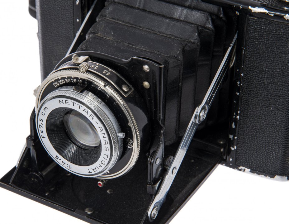 Фотоаппарат пленочный "Zeiss Ikon Nettar 515/16", производитель "Carl Zeiss Jena", металл, Германия, 1930-1938 гг., Carl Zeiss