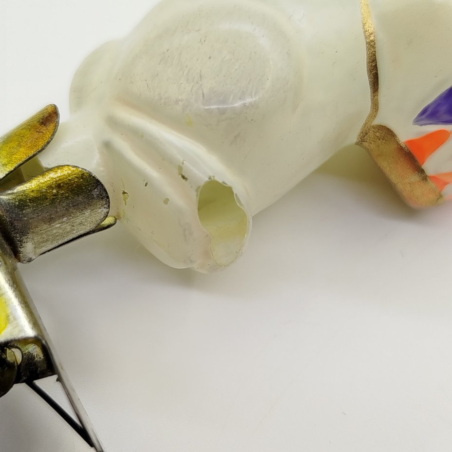 Елочная игрушка "Заяц" из набора "Доктор Айболит", художник Кузьмина Ю.Н.