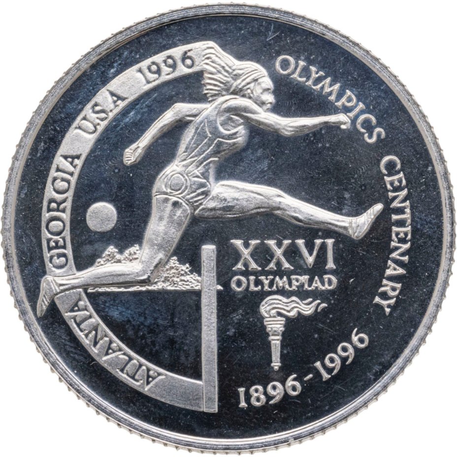 Танзания 2000 шиллингов (shillingi) 1996 XXVI летние Олимпийские игры, Атланта 1996 г. - бег с препятствием (малый герб)