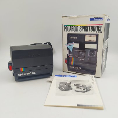 Фотоаппарат "Polaroid Spirit 600 CL" в оригинальной коробке, пластик, стекло, картон, Polaroid, Япония, 1993 г.