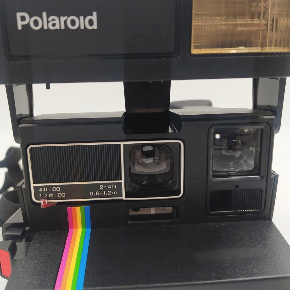 Фотоаппарат "Polaroid Spirit 600 CL" в оригинальной коробке, пластик, стекло, картон, Polaroid, Япония, 1993 г.
