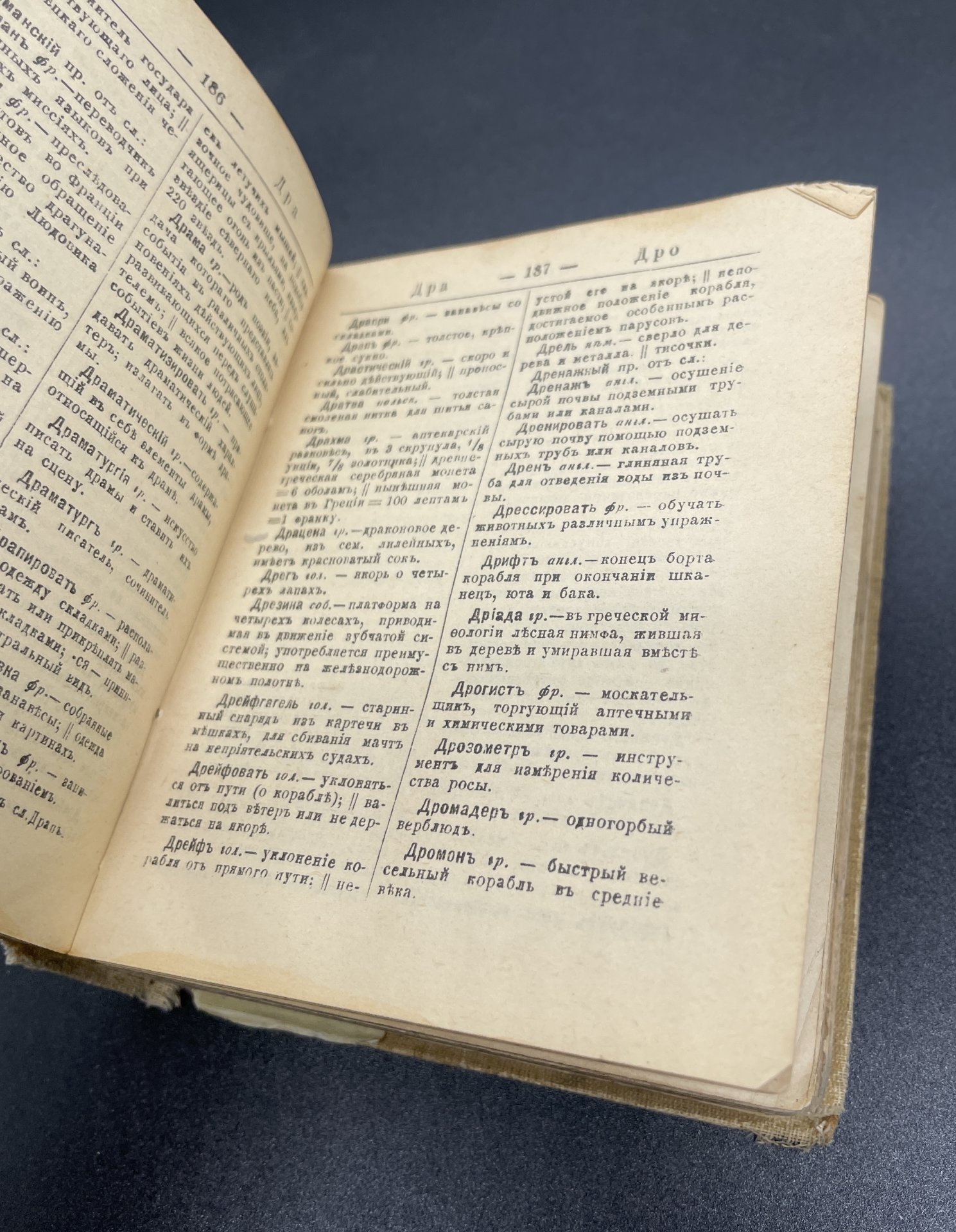 Книга Н.Я. Гавкин "Словарь иностранных слов", издание 40-е. Типография С.В. Кульженко, Киев