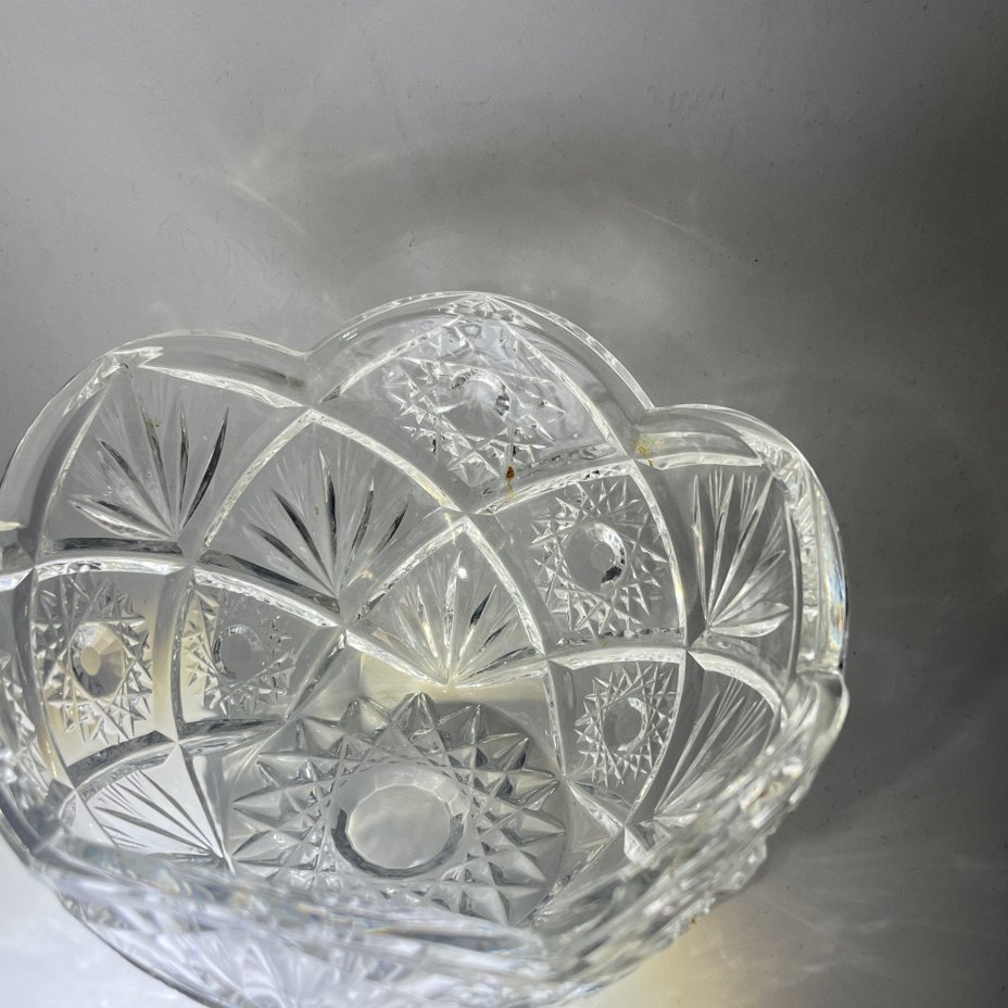 Вазочка для закусок/десерта с геометрическим декором