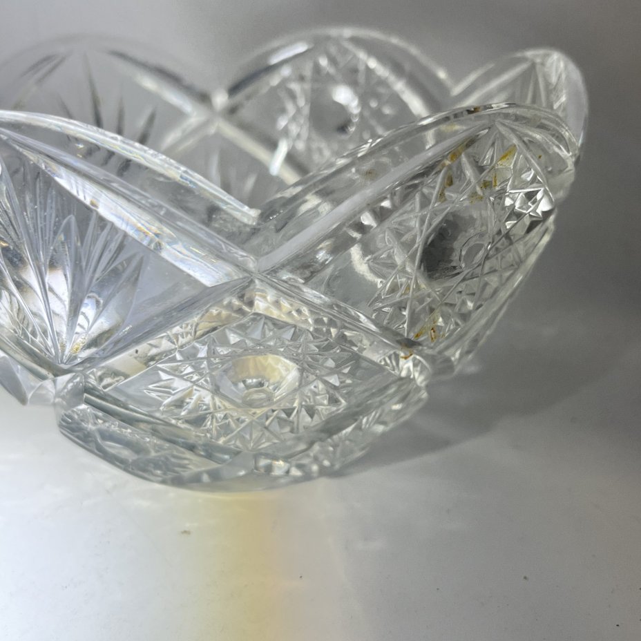 Вазочка для закусок/десерта с геометрическим декором