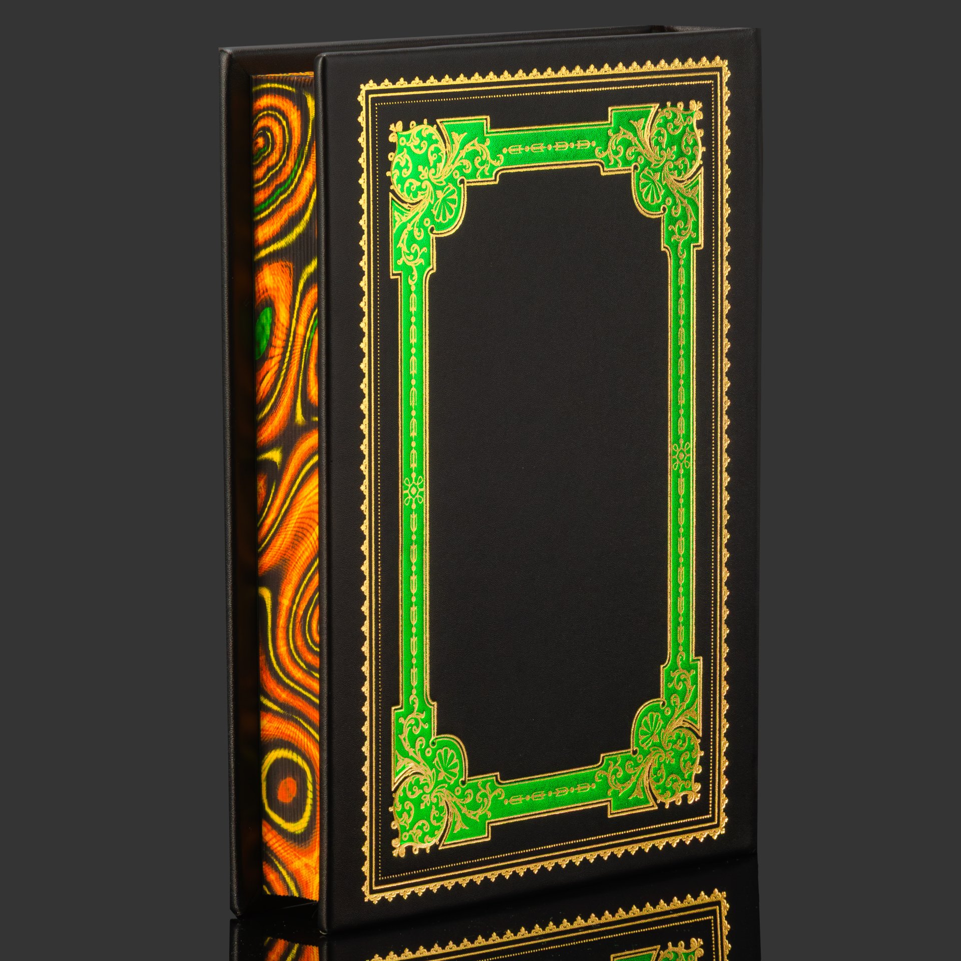 Книга в кожаном переплете  "48 законов власти", Роберт Грин