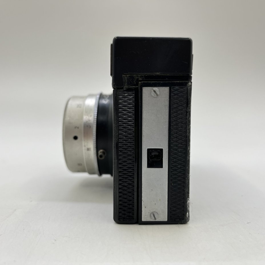 Фотоаппарат "Смена-8" в оригинальном кофре (не работает), металл, стекло, полимерный материал, кожа, ЛОМО (Ленинградское оптико-механическое объединение), СССР, 1970-1990 гг.