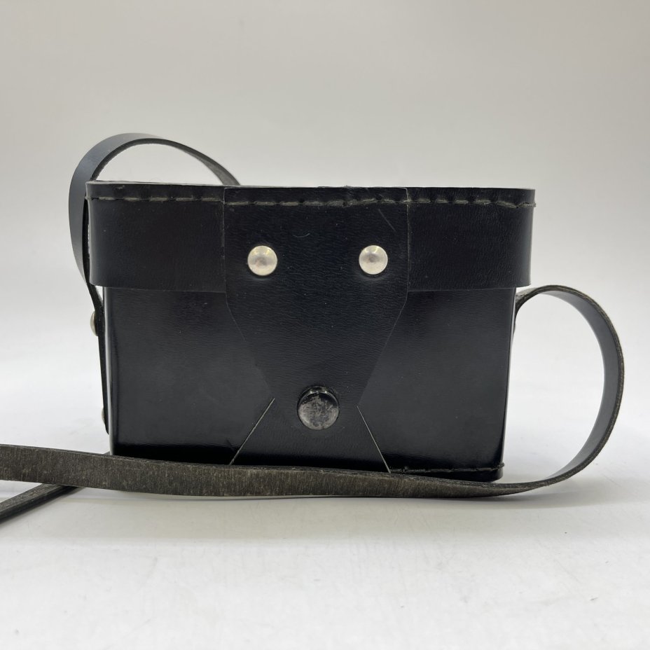 Фотоаппарат "Смена-8" в оригинальном кофре (не работает), металл, стекло, полимерный материал, кожа, ЛОМО (Ленинградское оптико-механическое объединение), СССР, 1970-1990 гг.