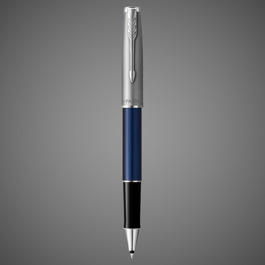 Ручка-роллер Parker Sonnet Entry Point Blue Steel CT, стержень: F, цвет чернил: black, в подарочной упаковке, Металлы: нержавеющая сталь, палладий, пластик