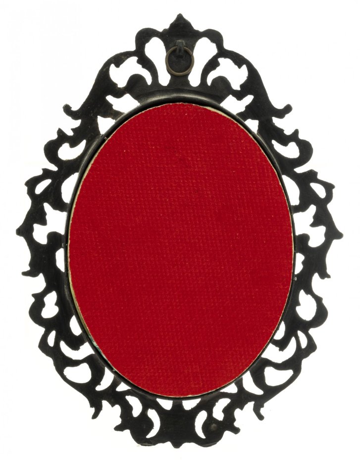 Панно настенное "Портрет дамы", шелкография, бронза, СССР, 1970-1980 гг.
