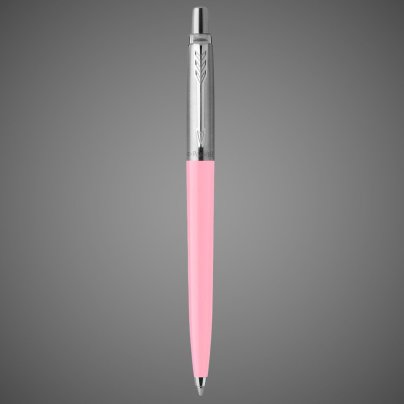 Шариковая ручка Parker Jotter, цвет BABY PINK, цвет чернил синий, толщина линии M , в подарочной коробке, Металлы: нержавеющая сталь, пластик