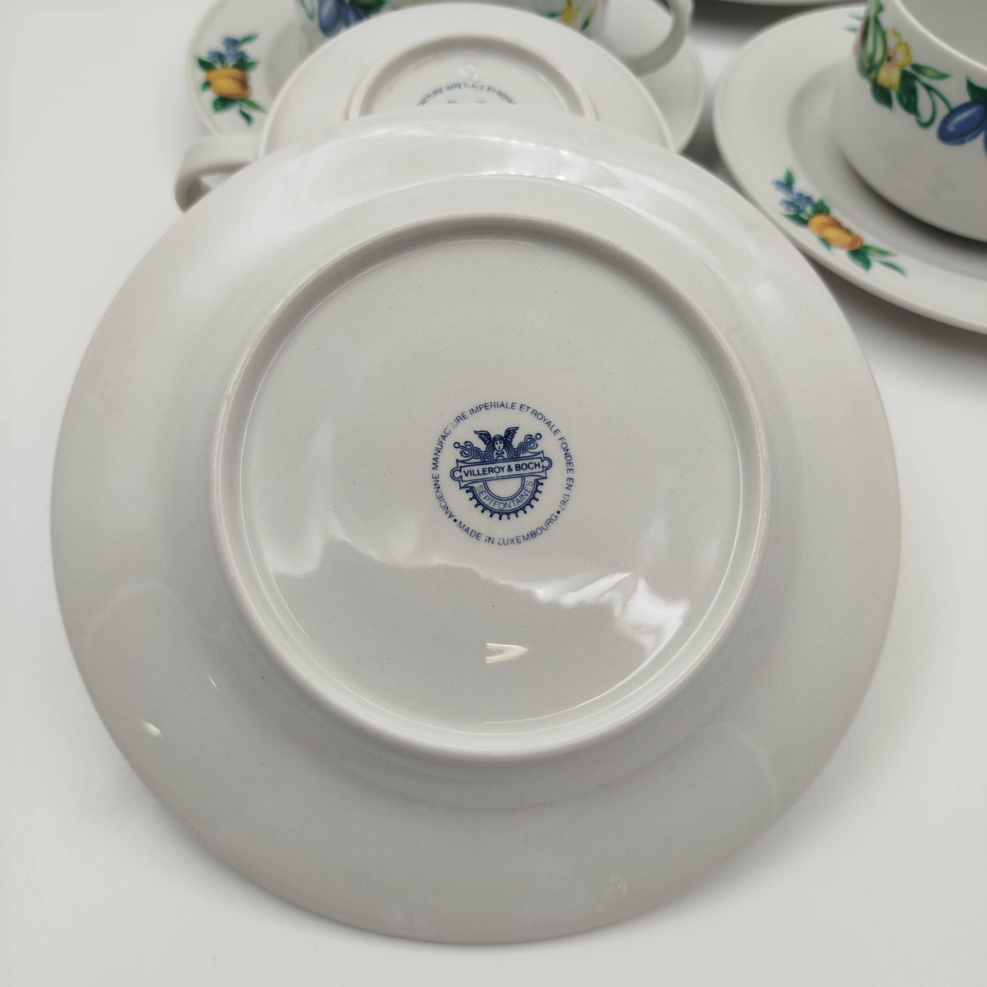 Набор чайных пар с цветочным и ягодным декором на 6 персон, Villeroy & Boch