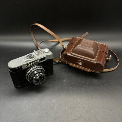 Фотоаппарат "Смена-8" в оригинальном кофре, ЛОМО (Ленинградское оптико-механическое объединение)