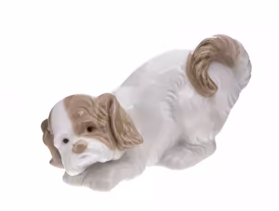 Статуэтка "Щенок", фарфор, роспись, мануфактура "NAO porcelain", Испания, 1980-2000 гг., NAO Porcelain