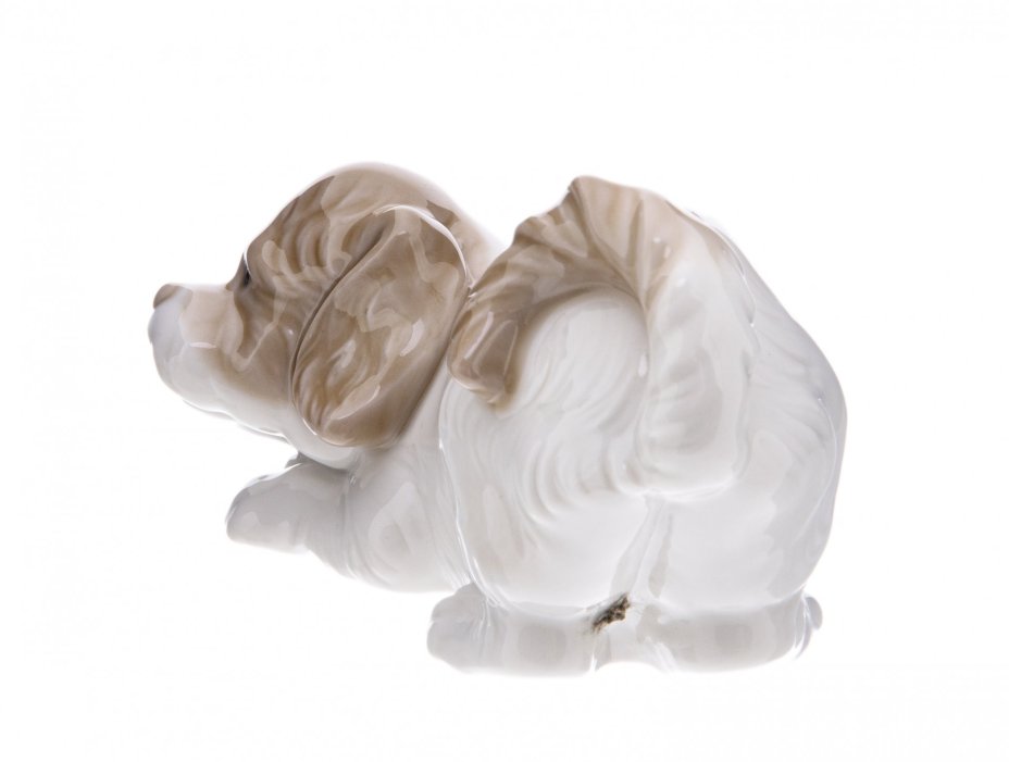 Статуэтка "Щенок", фарфор, роспись, мануфактура "NAO porcelain", Испания, 1980-2000 гг., NAO Porcelain