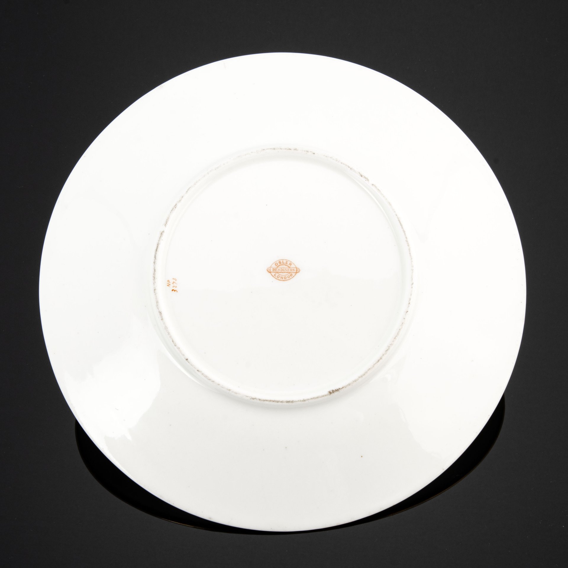 Тарелка настенная с растительным декором "Osler designers London", Spode