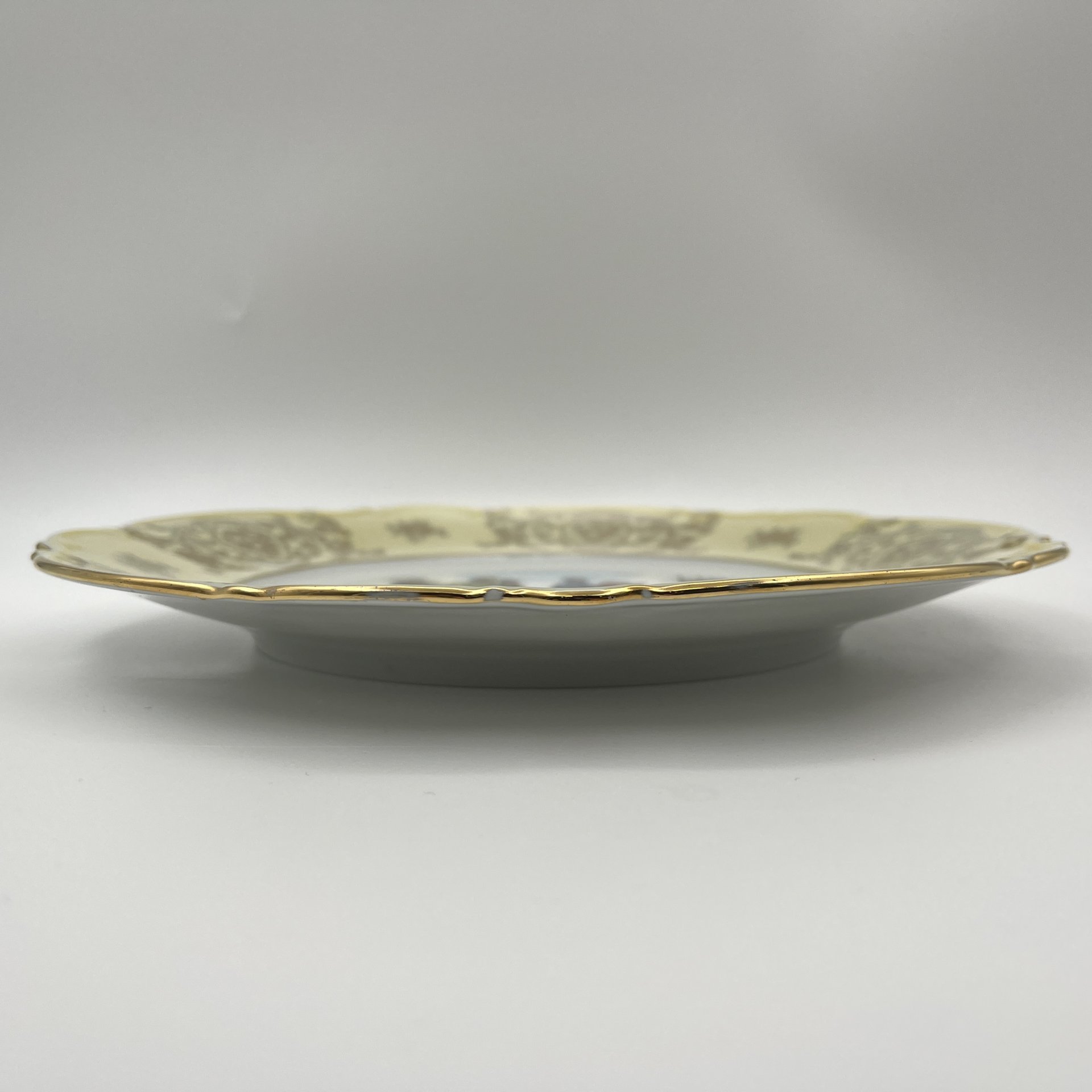 Тарелка декоративная "Фридландское сражение, 1807 г.", Leni or Erich Parbus, фарфор, люстр, деколь, золочение, Германия, 1960-1980 гг.