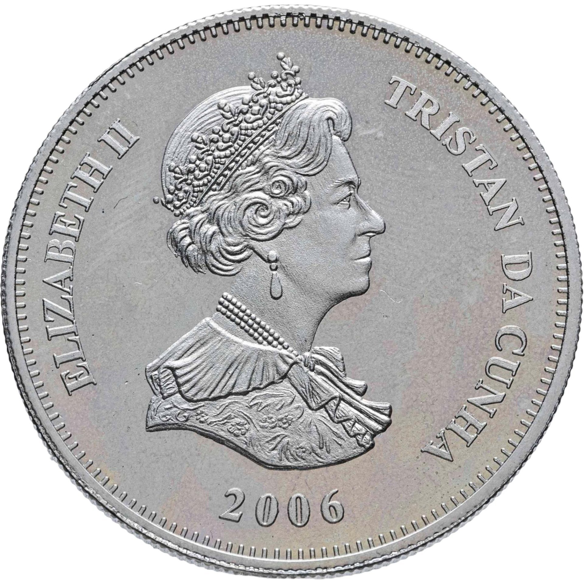 Тристан-да-Кунья, 1 крона (crown) 2006 Корабли-приватиры Южной Атлантики - "Argus"