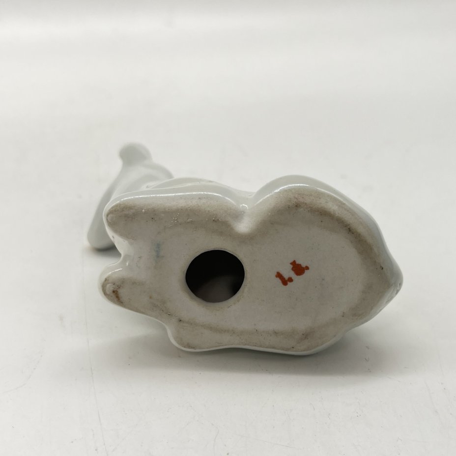 Статуэтка "Косуля", фарфор, золочение, Рижский фарфорово-фаянсовый завод, СССР, 1980-1990 гг.